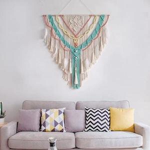 Tranquil Textile Art - Macrame Wall Hanger - KnittsKnotts