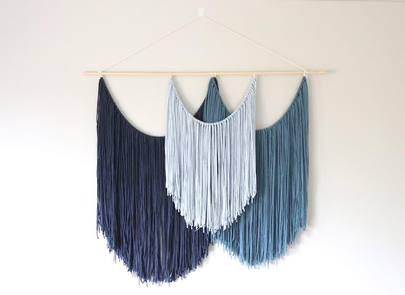 Whimsy Weavings - Large Macrame Rope Art - KnittsKnotts