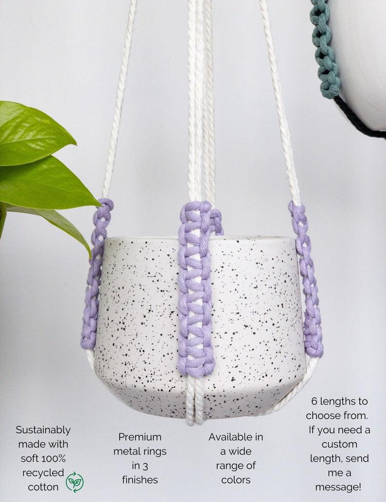 Harmony Hangs Plant Cradle - plant hanger ( Set of 3 ) - KnittsKnotts