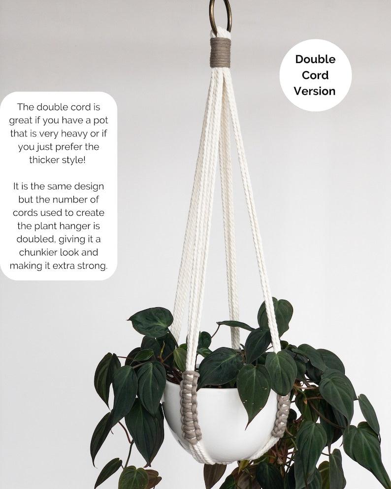 Harmony Hangs Plant Cradle - plant hanger ( Set of 3 ) - KnittsKnotts