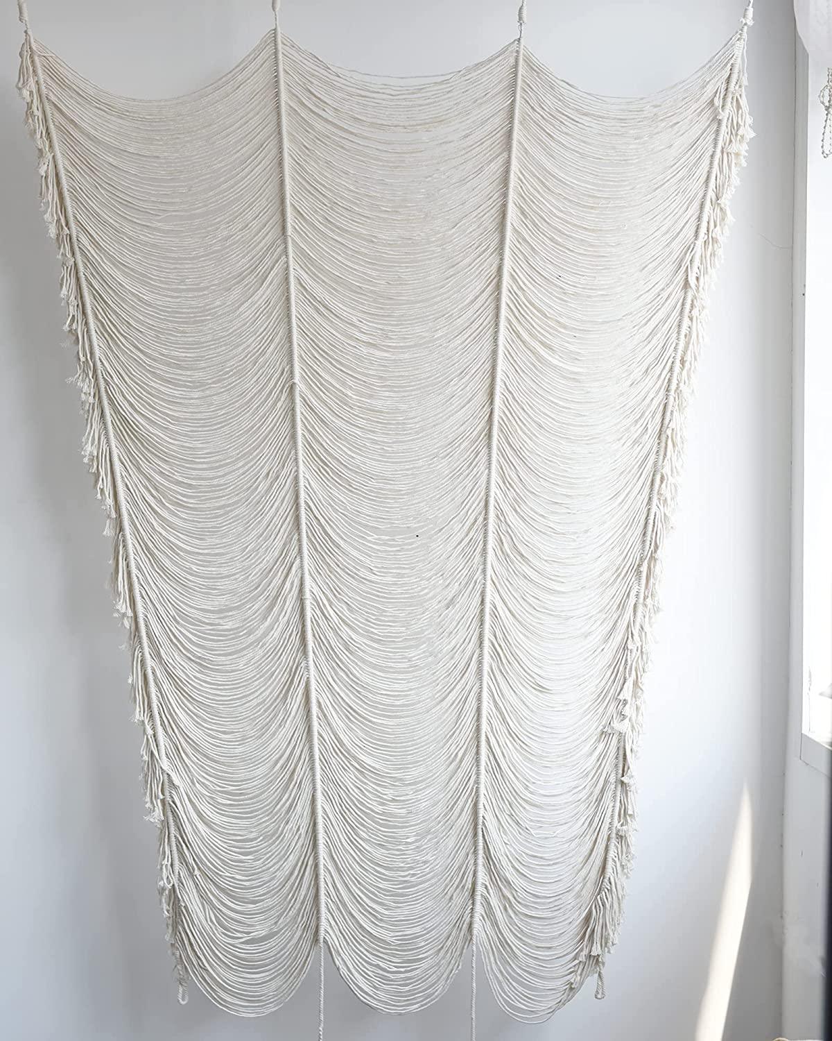 Sacred Threadwork Drapery -  Macrame Curtains