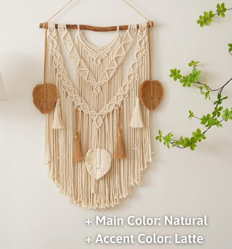 Whimsical Winged - Macrame Feather Wall Art