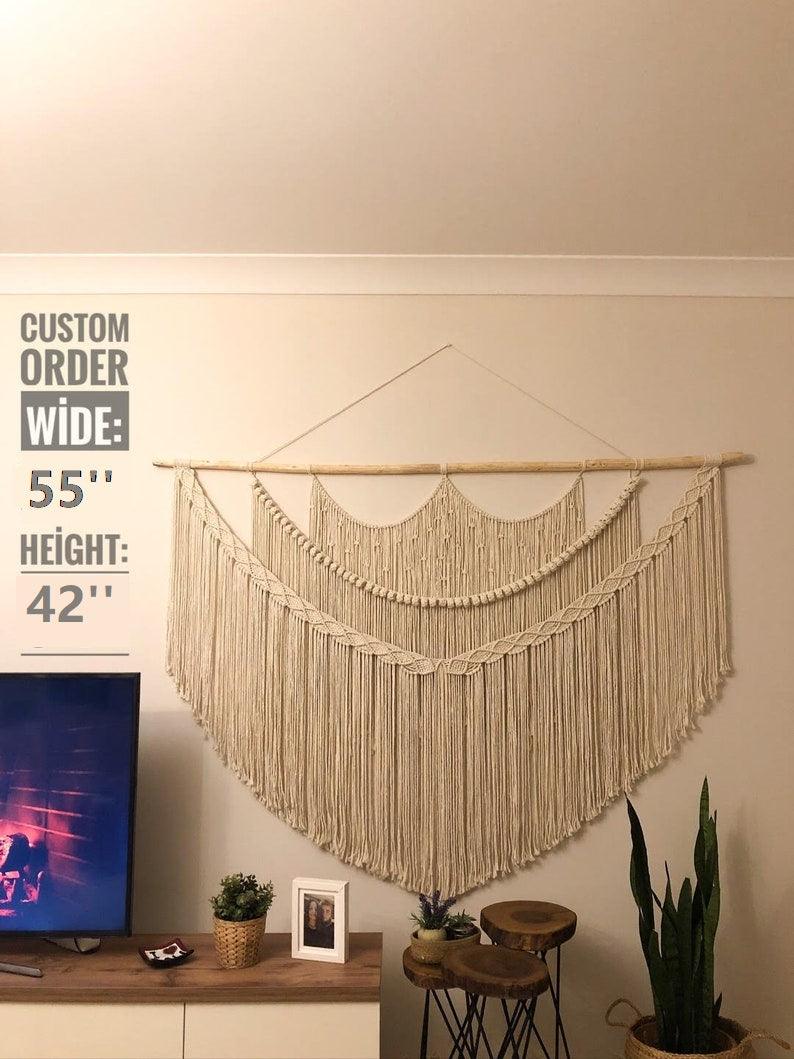 Enthralling Wall Tapestry - Woven Wall Hanging - KnittsKnotts