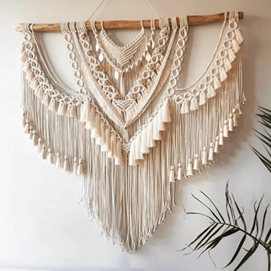 Statement Wall Hanging - String Wall Decor – KnittsKnotts
