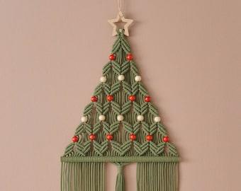 Macrame Christmas Tree DIY Craft Kit, Christmas Tree, Diy Craft Kit, Craft Kit For Adult, Handmade Christmas, Macrame Kit Diy K62 - KnittsKnotts