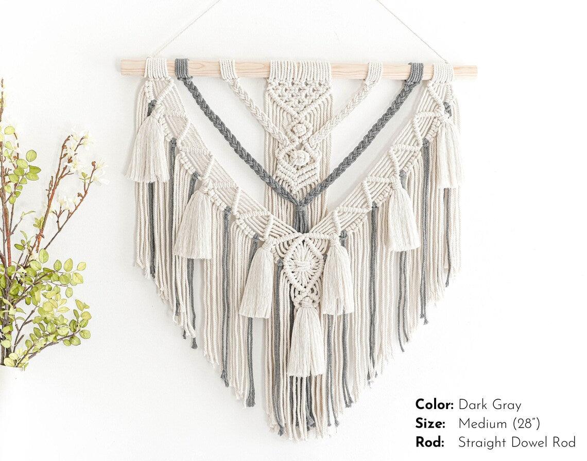 Blissful Bohemian Drapes - Woven Wall Hanging - KnittsKnotts