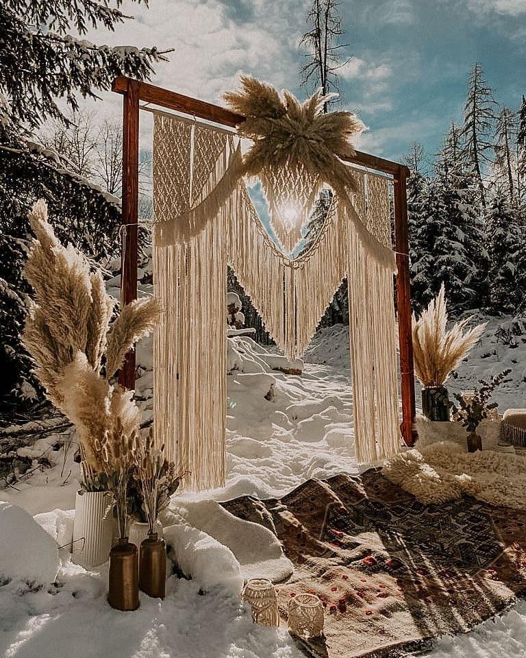 Harmony Hangings- Handmade Macramé Wedding Backdrop