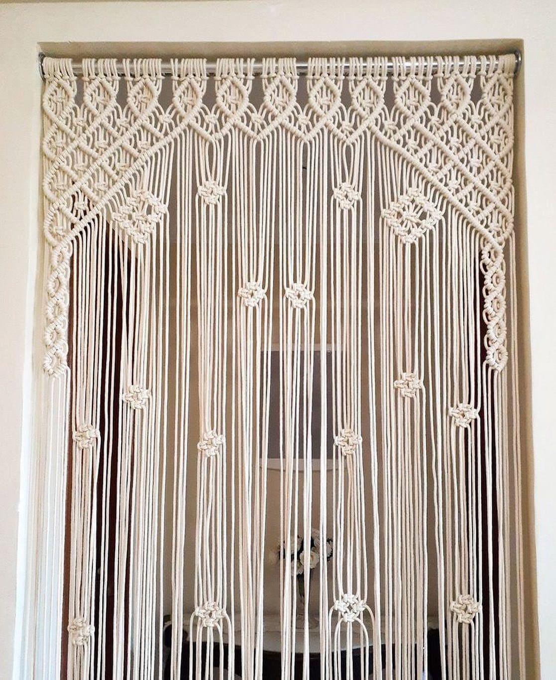 Natural Weave Curtains - Macramé Door & Window Curtain